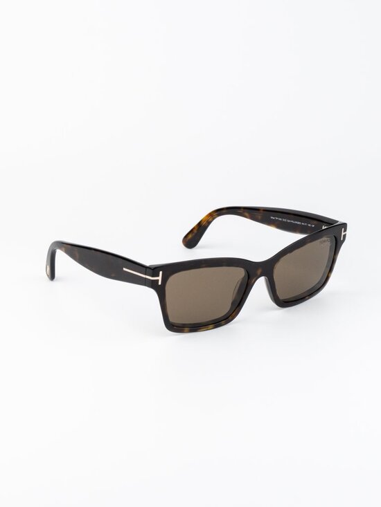 Tom Ford MIKEL Women Sunglasses Havana Brown Polarized Rectangle FT1085 52H main image 4